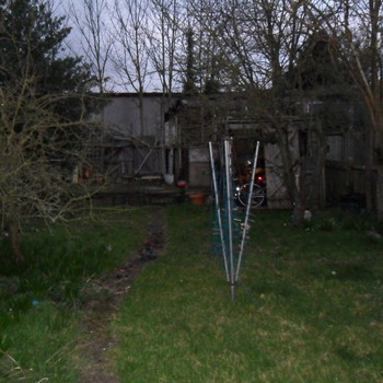 Garage build and landscaping