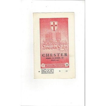 Lincoln City Home Football Programmes