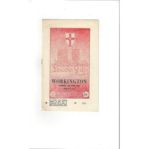 Lincoln City Home Football Programmes