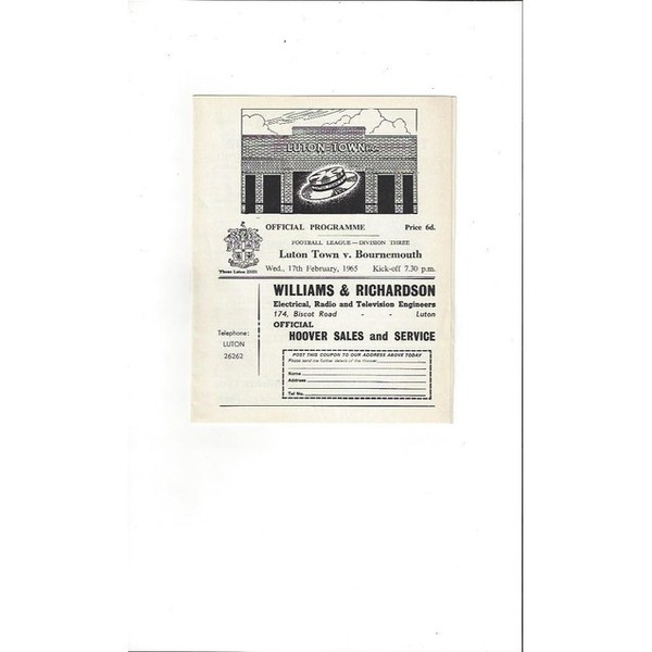 Bournemouth Away Football Porgrames