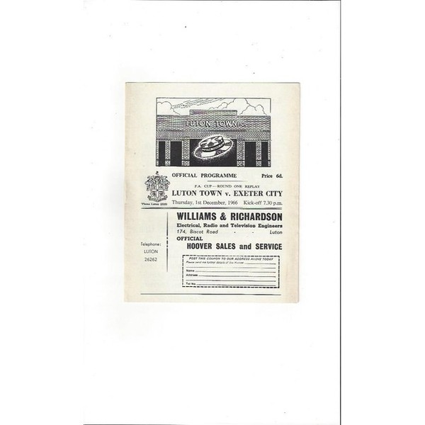 Exeter City Away Football Programmes