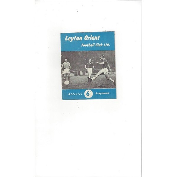 Leyton Orient Home Football Programmes