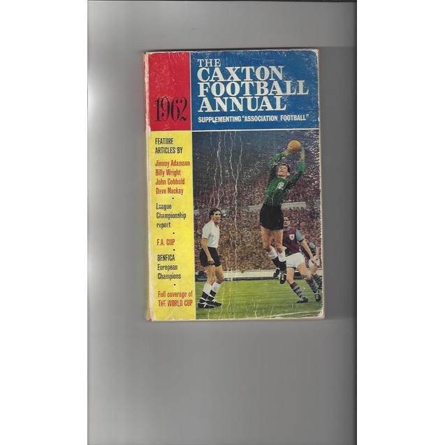 The Caxton Football Annual 1962 Paperback Edition Football Book
