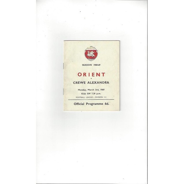 Leyton Orient Home Football Programmes