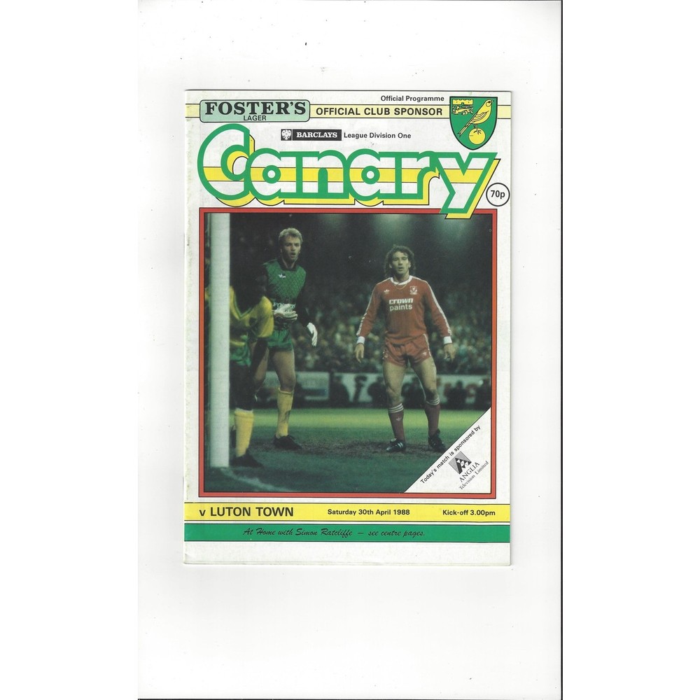 Norwich City Home Football Programmes