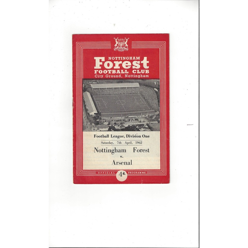 Nottingham Forest Home Football Programmes