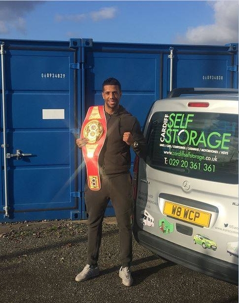 Cardiff Self Storage Sponsor British Boxing Contender Craig Kennedy