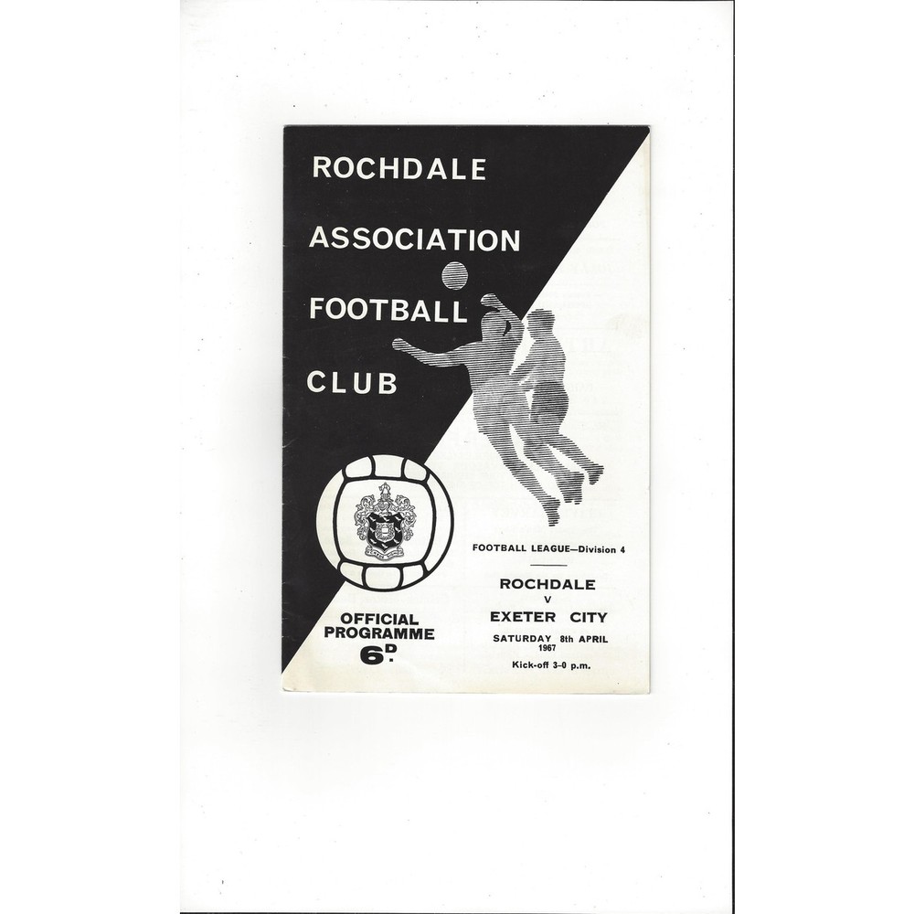 Rochdale Home Football Programmes