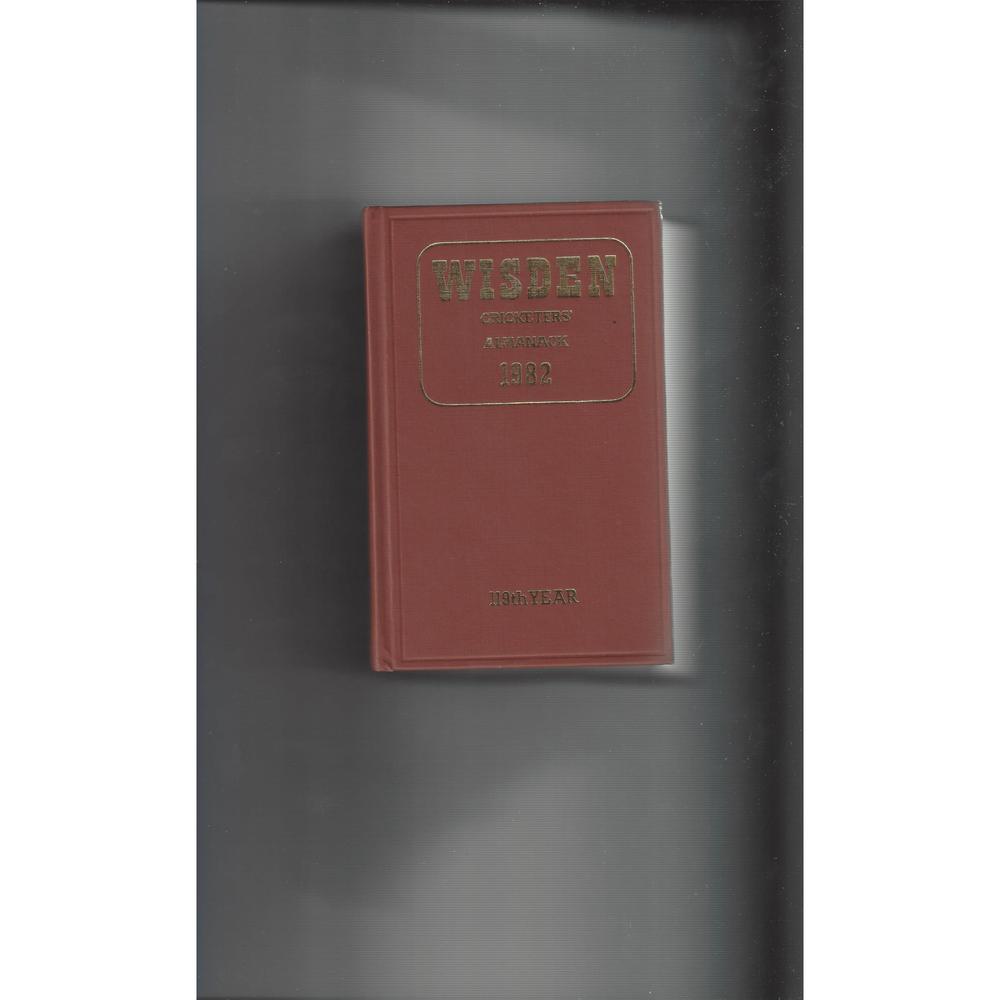Wisden Cricketers Almanack Hardback Cricket Book 1982 - 118th Year