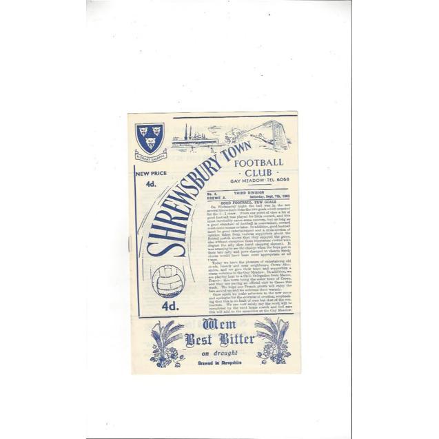 Crewe Alexandra Away Football Programmes