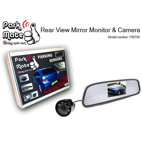 4.3'' TFT LCD REAR VIEW MIRROR MONITOR & Flush Mount Camera PM700