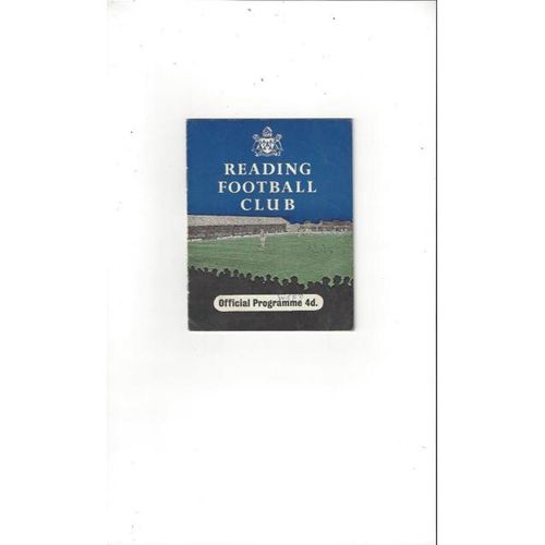 1958/59 Reading v Watford FA Cup Replay Football Programme
