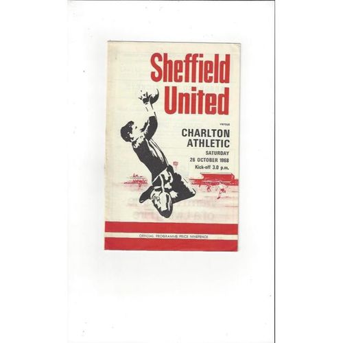 Sheffield United Home Football Programmes