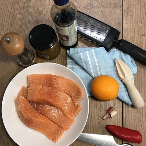 Sticky Ginger Salmon