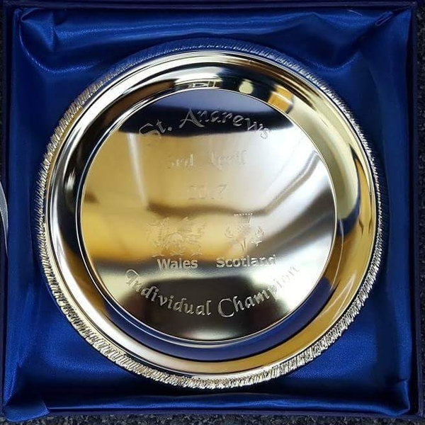 Wales v Scotland salver