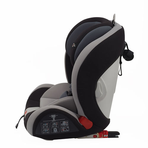 MCC Convertible Car Seat, with ISOFIX system Group 1,2,3 (Black)