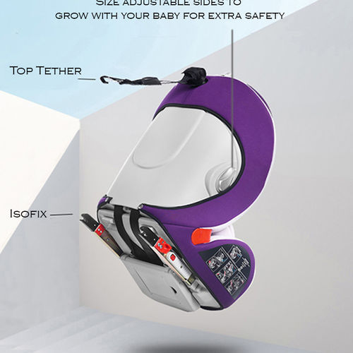 MCC Convertible Car Seat, with ISOFIX system Group 1,2,3 (Purple)