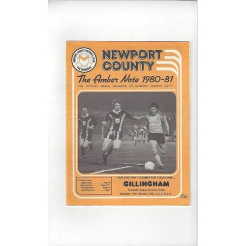 Gillingham Away Football Programmes