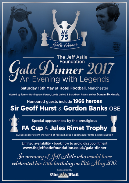 The Jeff Astle Foundation Gala Dinner 2017