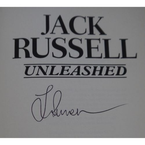 Signed Jack Russell Unleashed Autobiography