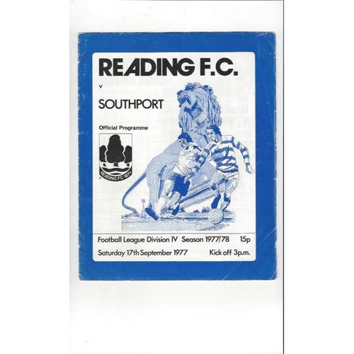 Southport Away Football Programmes