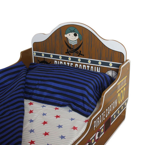 Pirate/Sea Toddler Bed with 3" Mattress