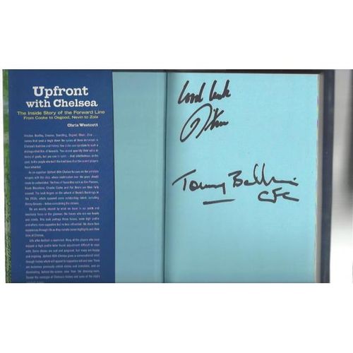 Upfront with Chelsea By Chris Westcott Hardback Football Book 2001 Autographed