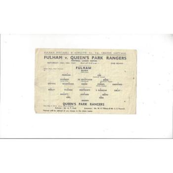 Queens Park Rangers Away Football Programmes