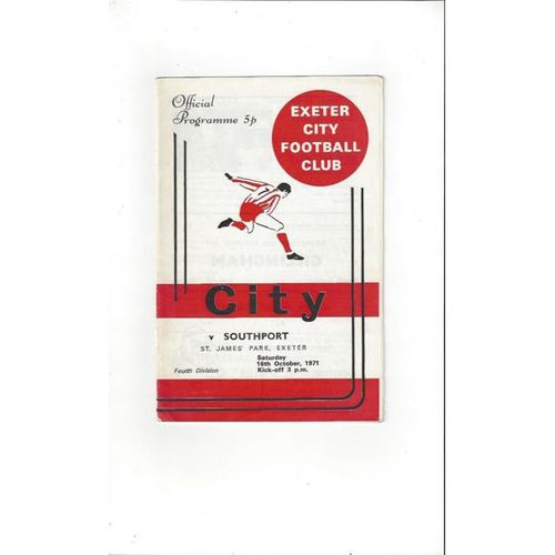 Exeter City Home Football Programmes