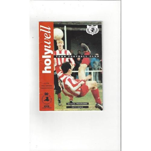 Holywell v Southport Friendly Football Programme 1993/94
