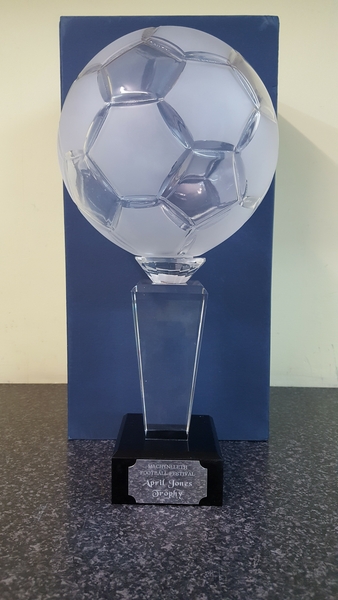 April Jones memorial trophy. 