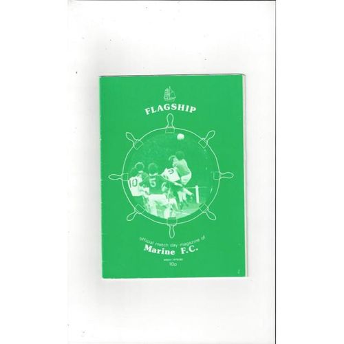 1979/80 Marine v Goole Town Football Programme