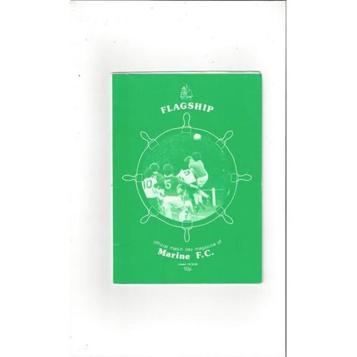 1979/80 Marine v Witton Albion Football Programme