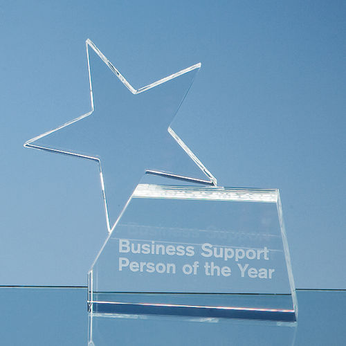Optical Crystal Single'Rising Star' Award (14cm)
