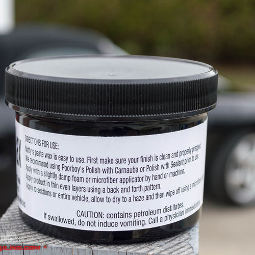 Poorboys Nattys Black Paste Wax