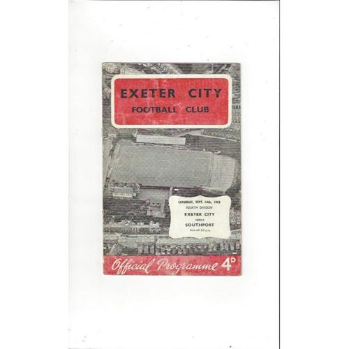 Exeter City Home Football Programmes