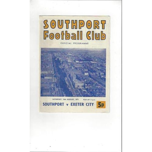Southport Home Football Programmes