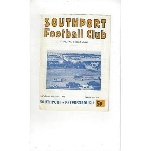 Peterborough United Away Football Programmes
