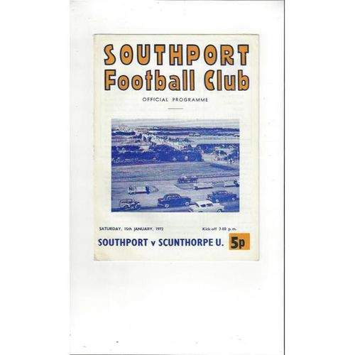 Scunthorpe United Away Football Programmes