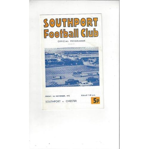 Southport Home Football Programmes