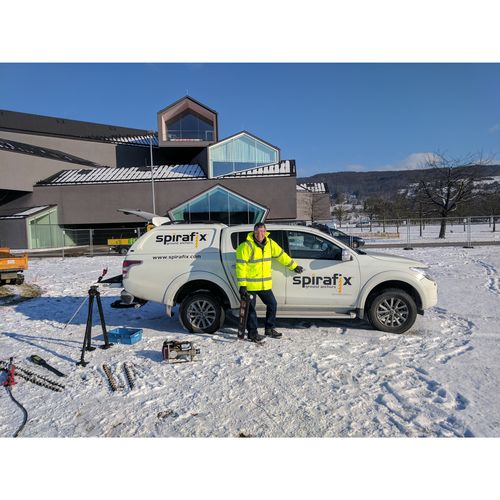 Securing of hidden base plates for university art project