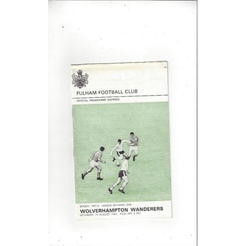 Wolverhampton Wanderers Away Football Programmes