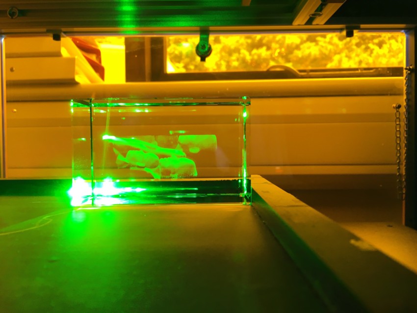 3D Laser Engraved Crystal, 3D Photo Crystal Engraving, 3D Glass Engraving