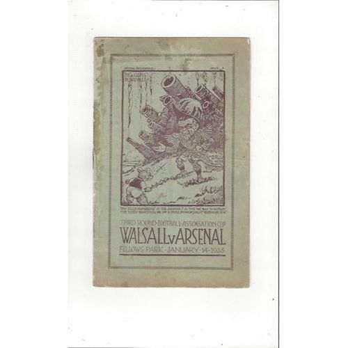 Walsall Home Football Programmes