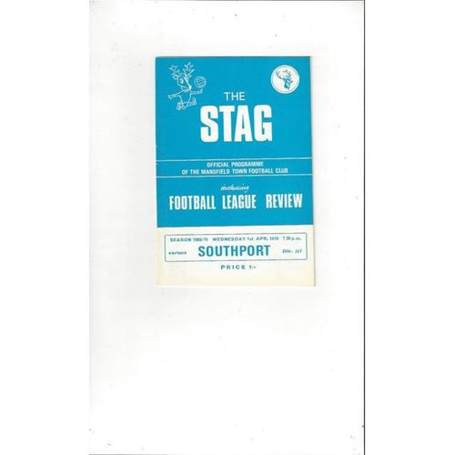 Mansfield Town Home Football Programmes