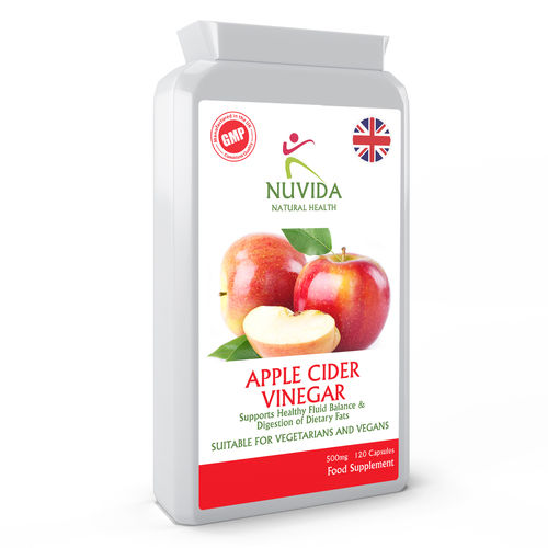 Apple Cider Vinegar 120 500mg Capsules