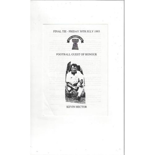 1993 Derby v West Bromwich Albion Bass Charity Vase Final Football Programme etc