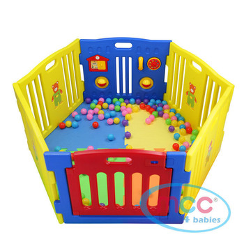 6 Sided Plastic Baby Playpen