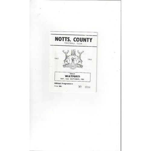 Notts County Home Football Programmes