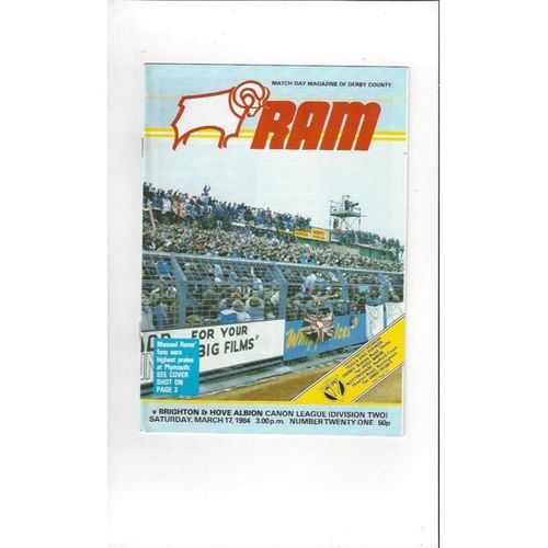 Brighton & Hove Albion Away Football programmes